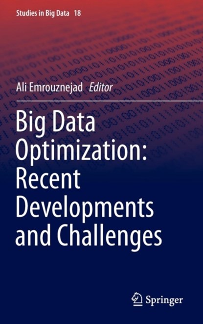 Big Data Optimization: Recent Developments and Challenges, niet bekend - Gebonden - 9783319302638