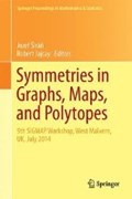Symmetries in Graphs, Maps, and Polytopes | Jozef Siran ; Robert Jajcay | 