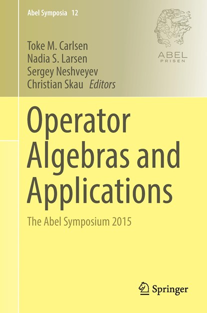 Operator Algebras and Applications, niet bekend - Gebonden - 9783319392844