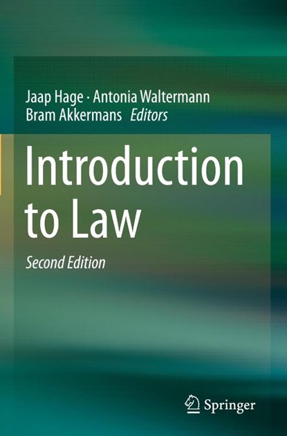 Introduction to Law, Jaap Hage ; Antonia Waltermann ; Bram Akkermans - Gebonden - 9783319572512