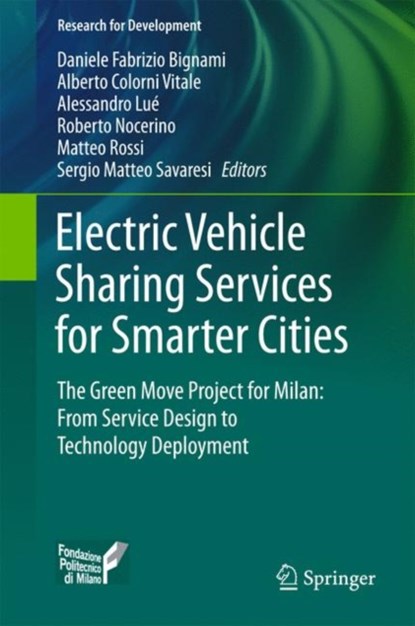 Electric Vehicle Sharing Services for Smarter Cities, niet bekend - Gebonden - 9783319619637