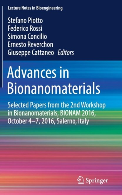 Advances in Bionanomaterials, niet bekend - Gebonden - 9783319620268