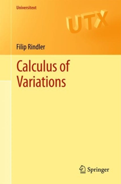 Calculus of Variations, Filip Rindler - Paperback - 9783319776361