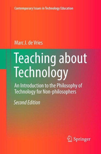 Teaching about Technology, Marc J. de Vries - Paperback - 9783319814056