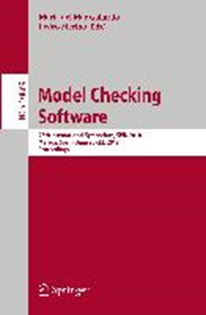 Model Checking Software, Maria del Mar Gallardo ; Pedro Merino - Paperback - 9783319941103