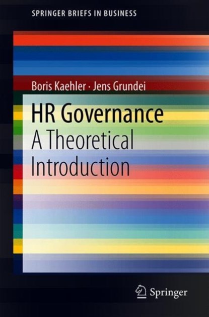 HR Governance, niet bekend - Paperback - 9783319945255