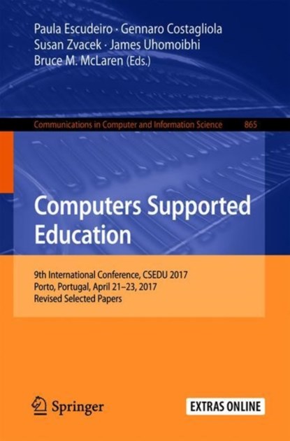 Computers Supported Education, niet bekend - Paperback - 9783319946399
