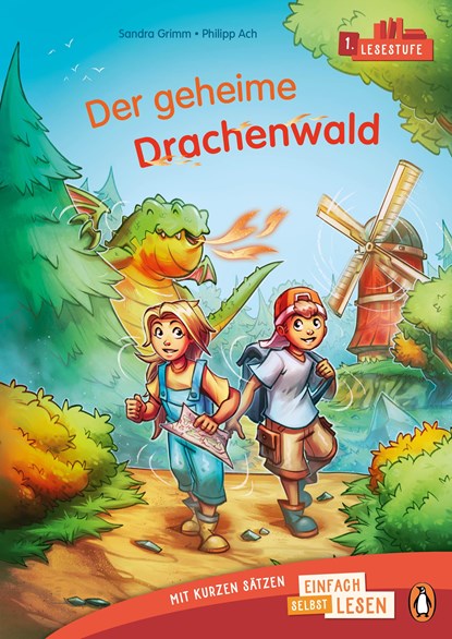 Penguin JUNIOR - Einfach selbst lesen: Der geheime Drachenwald - (Lesestufe 1), Sandra Grimm - Gebonden - 9783328302896