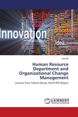 Human Resource Department and Organizational Change Management - Joan Bii - 9783330332959
