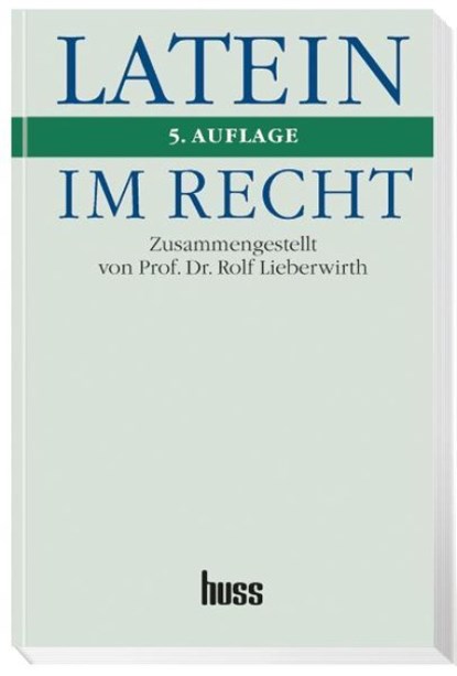 Latein im Recht, niet bekend - Paperback - 9783349011135