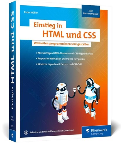 Einstieg in HTML und CSS, Peter Müller - Paperback - 9783367102334