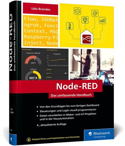 Node-RED, Udo Brandes - Gebonden - 9783367109296