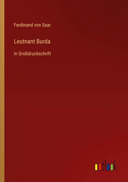 Leutnant Burda, Ferdinand Von Saar - Paperback - 9783368292003