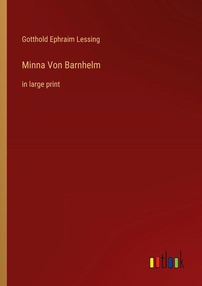 Minna Von Barnhelm, Gotthold Ephraim Lessing - Paperback - 9783368320225