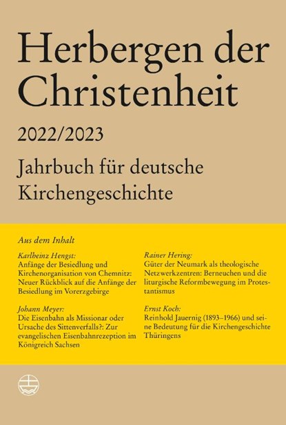Herbergen der Christenheit 2022/2023, Markus Cottin ; Stefan Michel ; Alexander Wieckowski - Paperback - 9783374075591