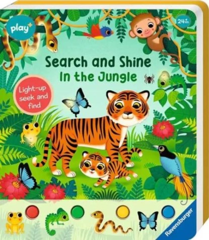 Ravensburger Play+ Infant & Toddler - Search and Shine In the Jungle, Sandra Grimm - Gebonden - 9783380970019
