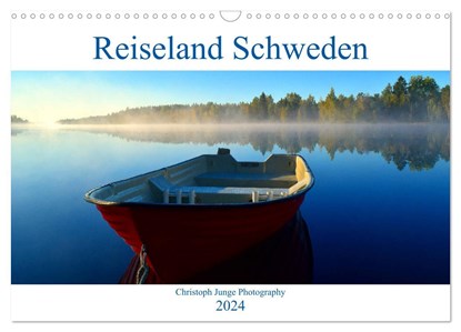Reiseland Schweden (Wandkalender 2024 DIN A3 quer), CALVENDO Monatskalender, Christoph Junge - Paperback - 9783383069062