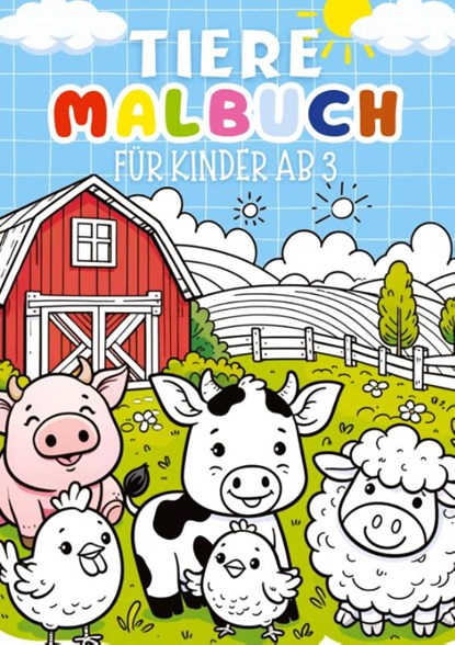 Tiere Malbuch für Kinder ab 3 Jahre ¿ Kinderbuch, Kindery Verlag - Paperback - 9783384118097