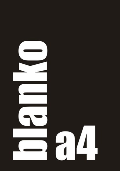 Blanko Buch A4: Notizbuch | schwarz | gebunden | 200 Seiten | cremefarbenes Papier | Softcover, Jakob Welik - Paperback - 9783384218599