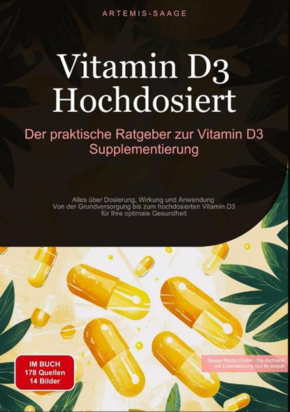Vitamin D3 Hochdosiert: Der praktische Ratgeber zur Vitamin D3 Supplementierung, Artemis Saage - Paperback - 9783384451620