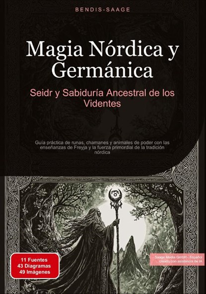 Magia Nórdica y Germánica: Seidr y Sabiduría Ancestral de los Videntes, Bendis A. I. Saage - Español - Paperback - 9783384522863