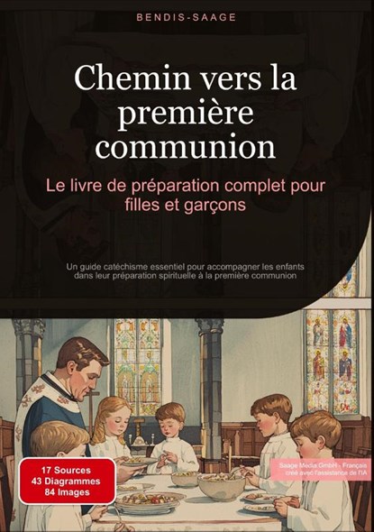 Chemin vers la première communion: Le livre de préparation complet pour filles et garçons, Bendis A. I. Saage - Français - Paperback - 9783384527240