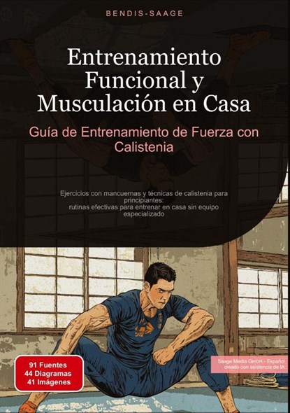 Entrenamiento Funcional y Musculación en Casa: Guía de Entrenamiento de Fuerza con Calistenia, Bendis A. I. Saage - Español - Paperback - 9783384532893