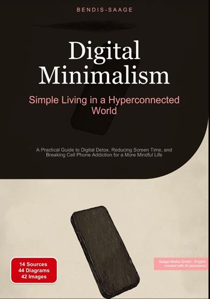 Digital Minimalism: Simple Living in a Hyperconnected World, Bendis A. I. Saage - English - Paperback - 9783384533562