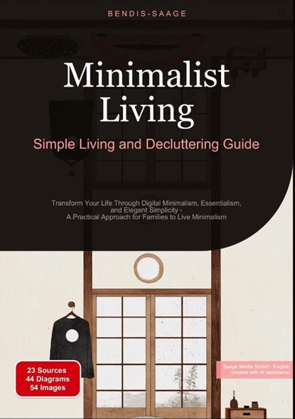 Minimalist Living: Simple Living and Decluttering Guide, Bendis A. I. Saage - English - Paperback - 9783384533715