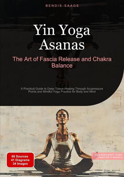 Yin Yoga Asanas: The Art of Fascia Release and Chakra Balance, Bendis A. I. Saage - English - Paperback - 9783384536501
