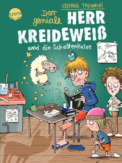 Der geniale Herr Kreideweiß (2). Der geniale Herr Kreideweiß und die Schattenkatze, Stefanie Taschinski - Gebonden - 9783401606736