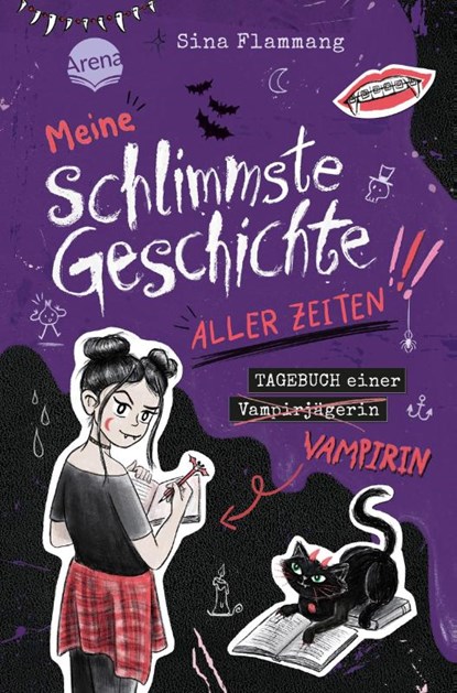 Meine schlimmste Geschichte aller Zeiten!!! Tagebuch einer Vampirin (3), Sina Flammang - Gebonden - 9783401607801