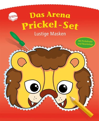 Das Arena Prickel-Set. Lustige Masken, niet bekend - Paperback - 9783401706566