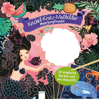 Krickel-Kratz-Malbilder. Meerjungfrauen, niet bekend - Paperback - 9783401711515
