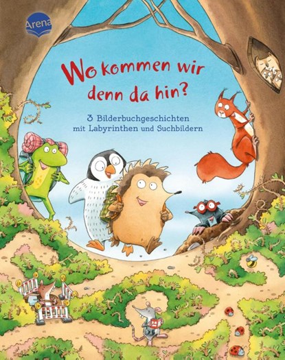 Wo kommen wir denn da hin? 3 Bilderbuchgeschichten mit Labyrinthen und Suchbildern, Dirk Hennig ; Annelie Mont ; Sibylle Rieckhoff - Gebonden - 9783401715520