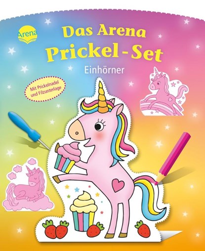 Das Arena Prickel-Set. Einhörner, niet bekend - Paperback - 9783401721828