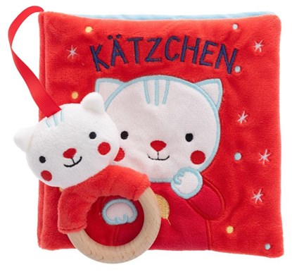 Mein erstes Stoffbuch mit Rassel und Holzbeißring. Kätzchen, Kenny Rettore - Gebonden - 9783401722498