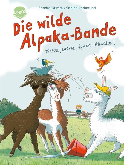 Die wilde Alpaka-Bande (1). Zicke, zacke, Spuck-Attacke!, Sandra Grimm - Gebonden - 9783401722610
