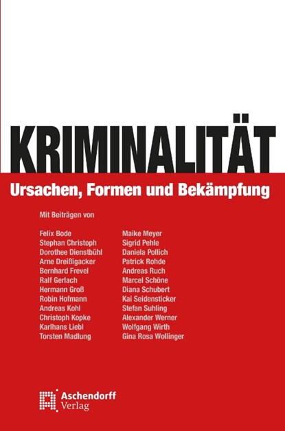 Kriminalität, Bernhard Frevel - Paperback - 9783402246917