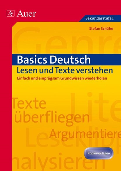 Basics Deutsch: Lesen, Stefan Schäfer - Gebonden - 9783403068983