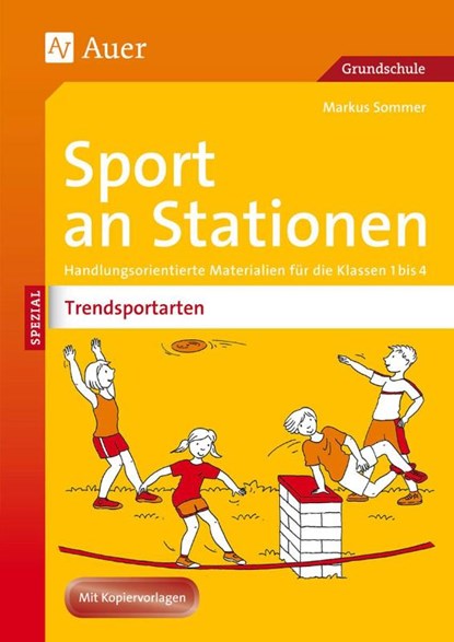 Sport an Stationen Spezial Trendsportarten 1-4, Markus Sommer - Gebonden - 9783403071112