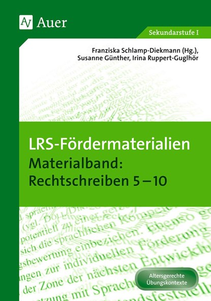 LRS-Fördermaterialien 2, Franziska Schlamp-Diekmann - Paperback - 9783403072591