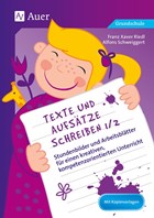 Texte und Aufsätze schreiben 1/2 | Riedl, Franz Xaver ; Schweiggert, Alfons | 