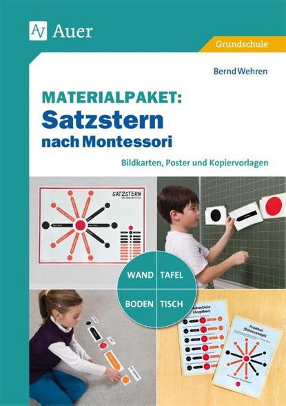 Materialpaket Satzstern nach Montessori, Bernd Wehren - Gebonden - 9783403079927