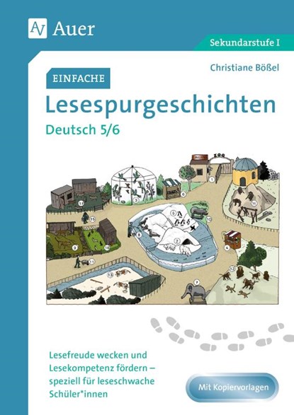 Einfache Lesespurgeschichten Deutsch 5-6, Christiane Bößel - Gebonden - 9783403084143