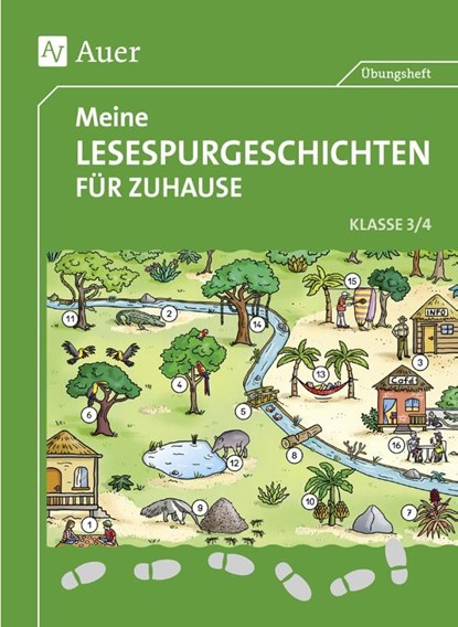 Meine Lesespurgeschichten für Zuhause - Klasse 3/4, Sandra Blomann ; Sven Rook ; Anke Zöh - Gebonden - 9783403084792
