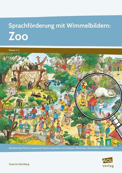 Sprachförderung mit Wimmelbildern: Zoo, Susanne Salvisberg - Gebonden - 9783403105336