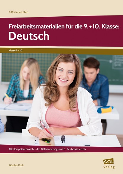 Freiarbeitsmaterialien für die 9.+10. Klasse: Deutsch, Günther Koch - Paperback - 9783403105596