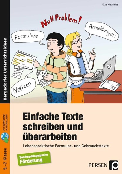 Einfache Texte schreiben und überarbeiten, Elke Mauritius - Paperback - 9783403205050