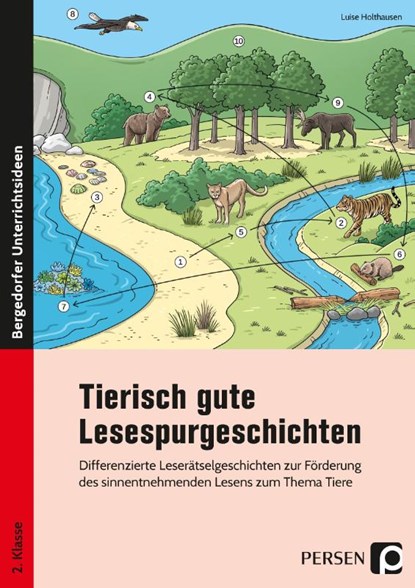 Tierisch gute Lesespurgeschichten, Luise Holthausen - Gebonden - 9783403207665
